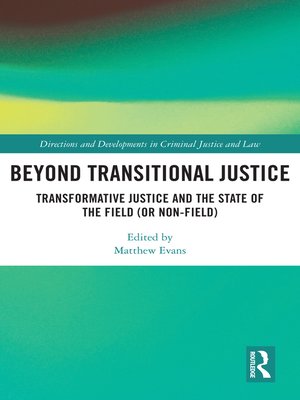 cover image of Beyond Transitional Justice